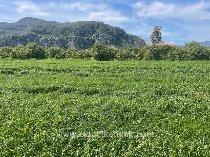 In Okçular Einem 736m2 Großen, 250m2 Großen Bau Genehmigten Verkäuflichen Grundstück
