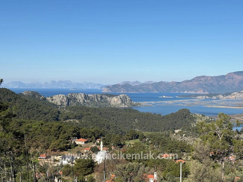 1000 M² Großes Grundstück Mit Meerblick Im Wohngebiet Gökbel Village Zu Verkaufen