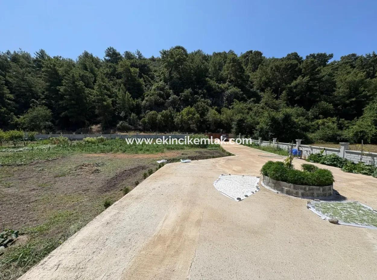 120M2 Freistehendes Holzhaus Auf Einem 2500M2 Großen Feld In Dalyan Karadağ