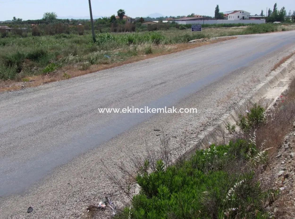 Commercial Grundstück 2500 M2 Grundstück Zum Verkauf Schnäppchen Zum Verkauf In Fethiye Aus Die Hauptstraße Zu Null