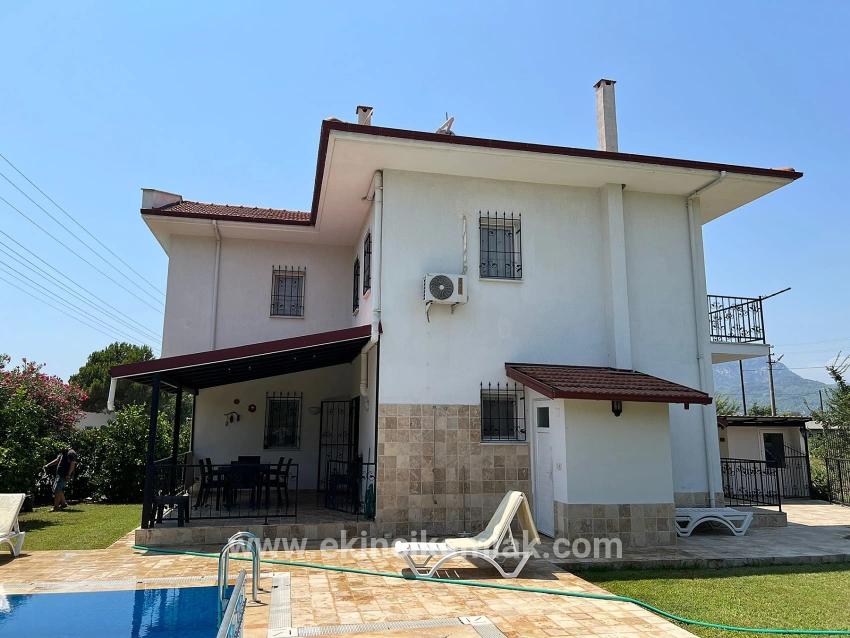 Corner Plot, 600m2, 3+1 Villa For Sale In Dalyan.