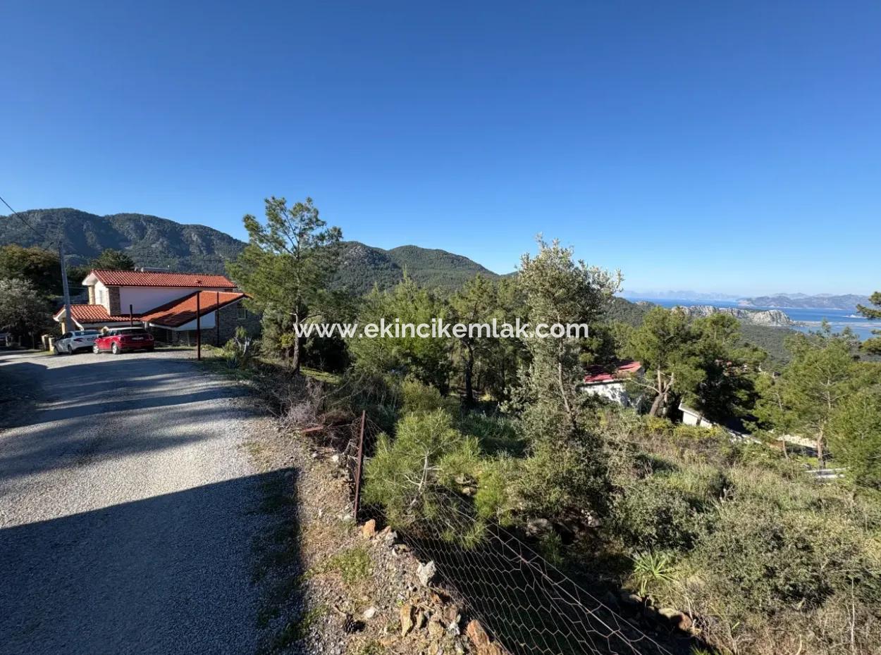 1000M2 Land For Sale With Sea View In The Village Built-Up Area In Gökbel