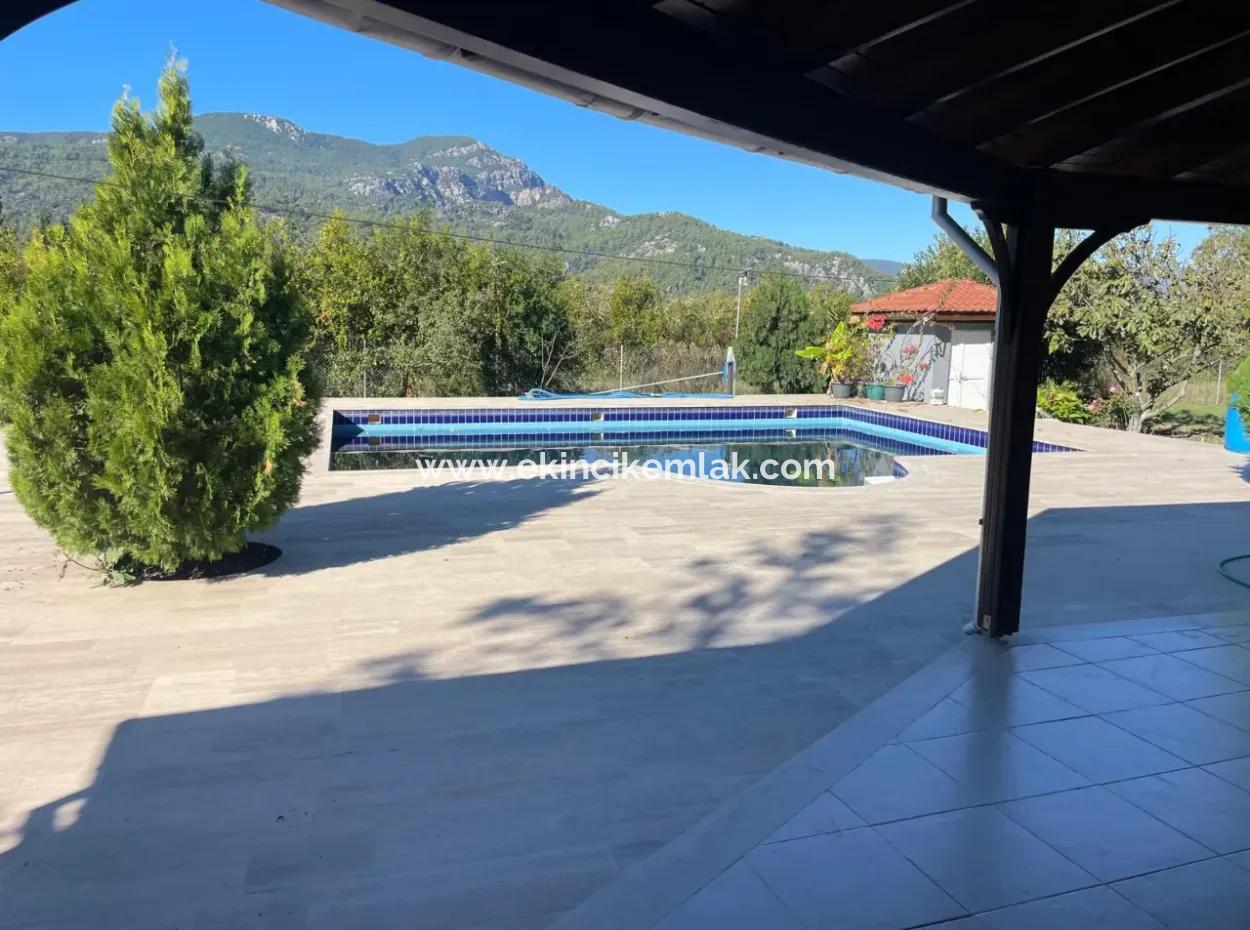 4 2 Villas For Sale In A Plot Of 6000M2 In Dalyan Gulpinar