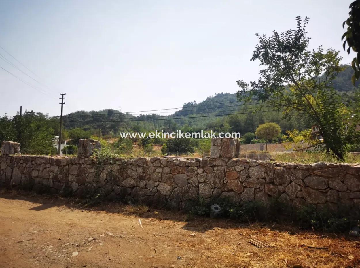 1245M2  Land For Sale In Marmaris Çamlı
