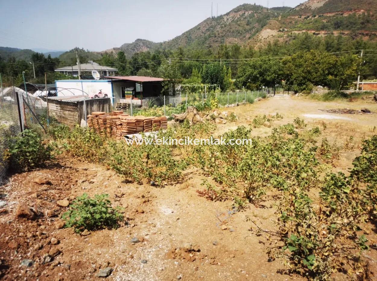 1245M2  Land For Sale In Marmaris Çamlı