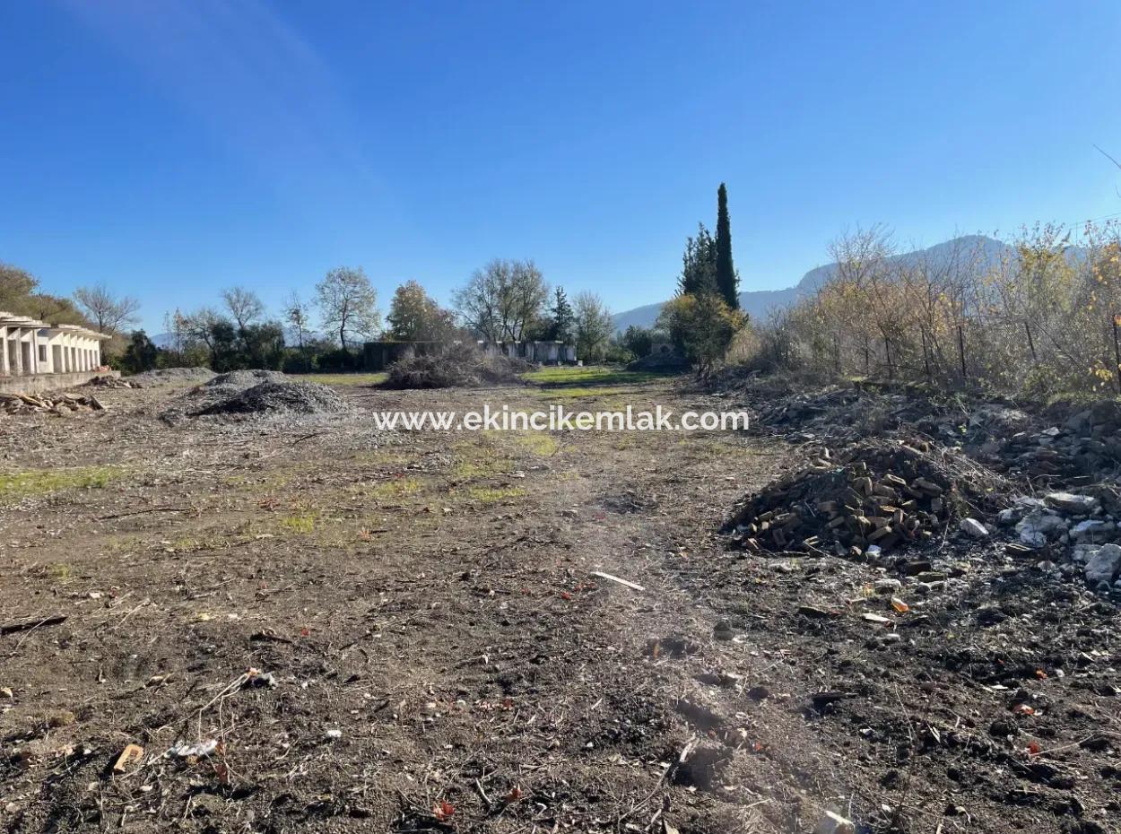 Land For Sale In Dalyan Gülpınar On The Main Road 9,037M2