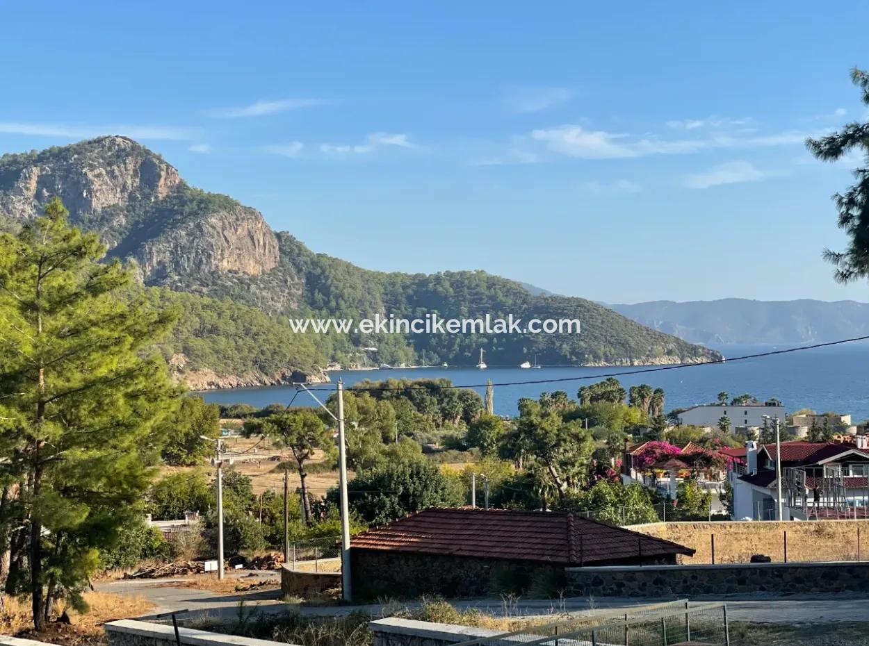 Land For Sale In Ekincik With Sea View 420M2 Zoned