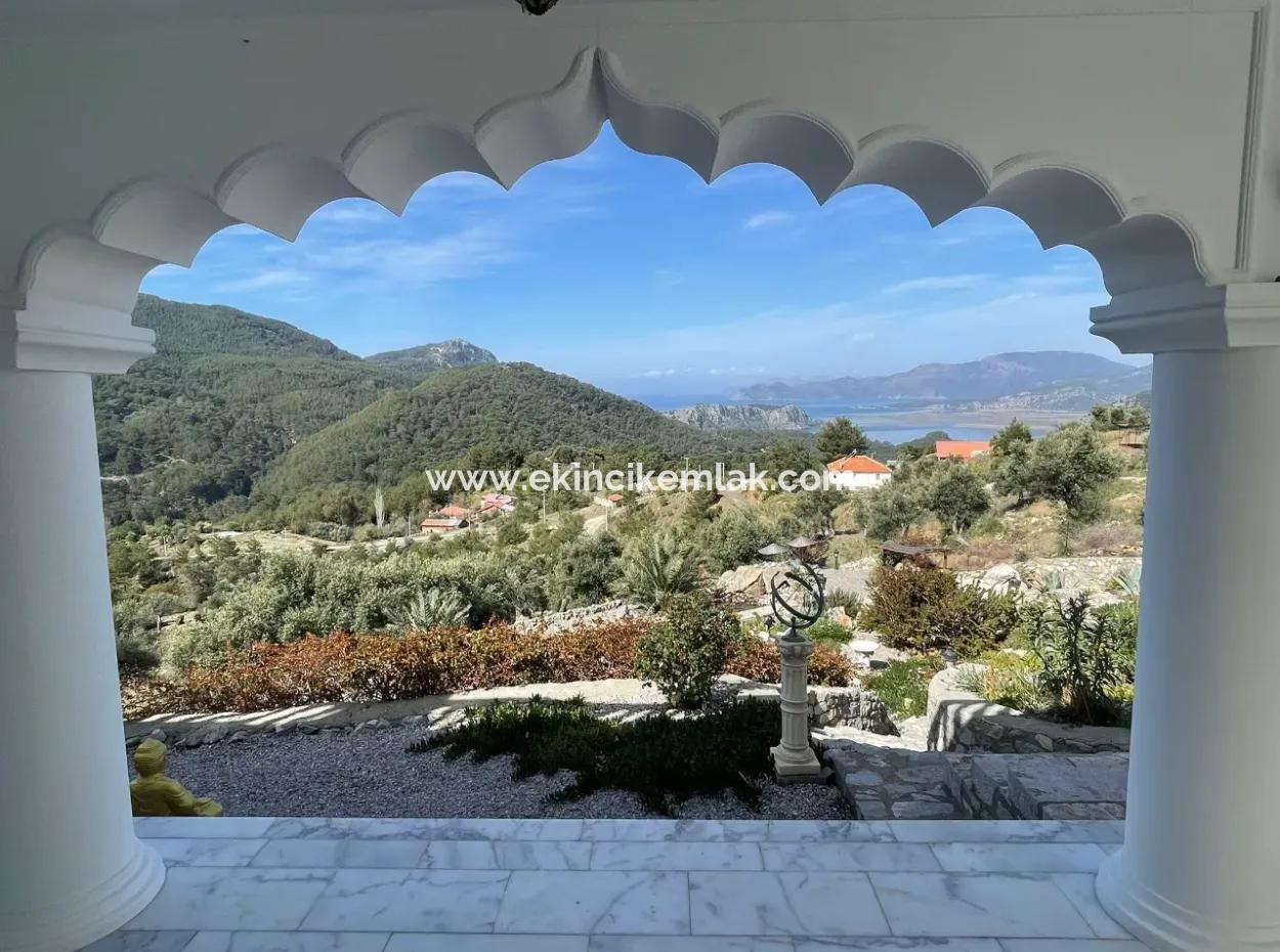 Vip Villa For Sale In 5000M2 Land With Full Sea View In Gökbel