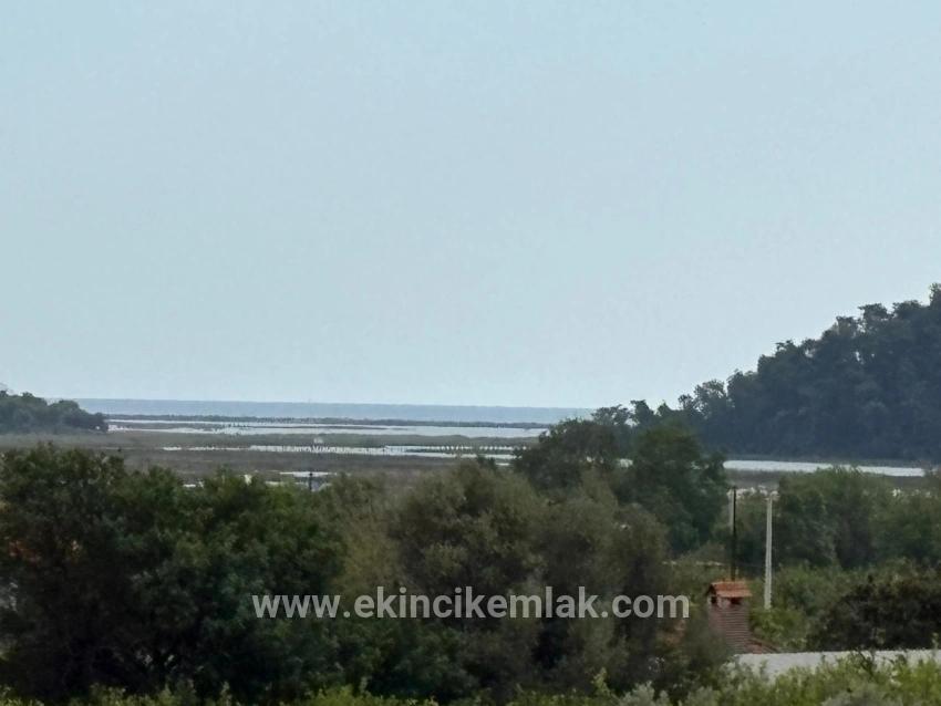 Çandır'da Deniz Ve Göl Manzaralı 1.721m2 Satılık Tarla