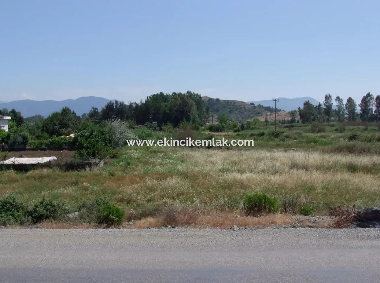 Fethiye Satılık Ticar Arsa Anayola Sıfır 2500M2 Satılık Kelepir Arsa